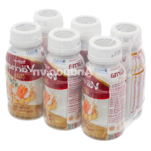 Sữa bột pha sẵn Nutifood Varna Elite bổ sung dinh dưỡng lốc 6 chai x 237ml